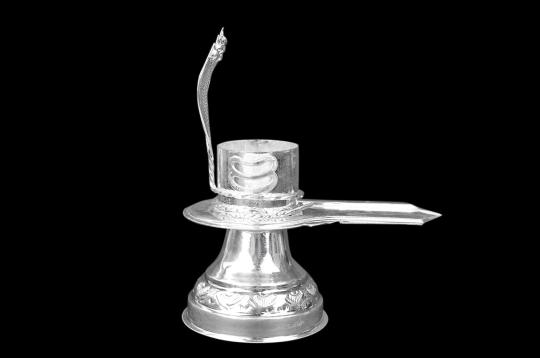 Yoni base in Pure Silver - XIII