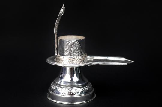 Yoni base in Pure Silver - XV