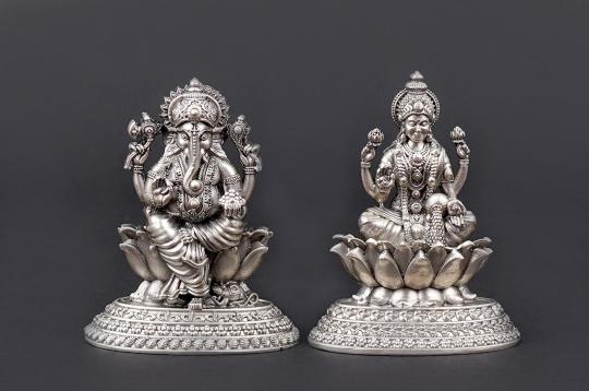 Laxmi Ganesh (925 Sterling Silver)