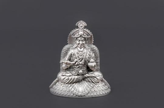 Designer Annapurna Devi idol (925 Sterling Silver)