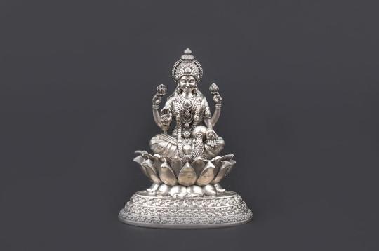 Laxmi Idol - Design I (925 Sterling Silver)