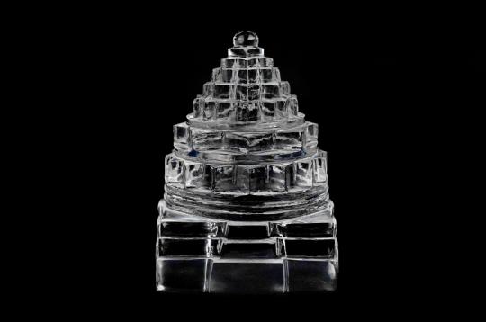 Shree Yantra in Sphatik - 763 gms