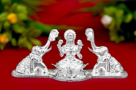 Gajalaxmi Idol (925 Sterling Silver) - I