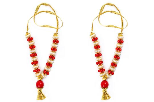 Deity bead Garlands - Set of 2 - Design XI