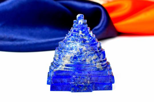 Lapis Lazuli Shree Yantra - 108 gms