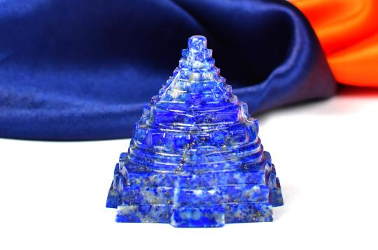 Lapis Lazuli Shree Yantra - 81 gms