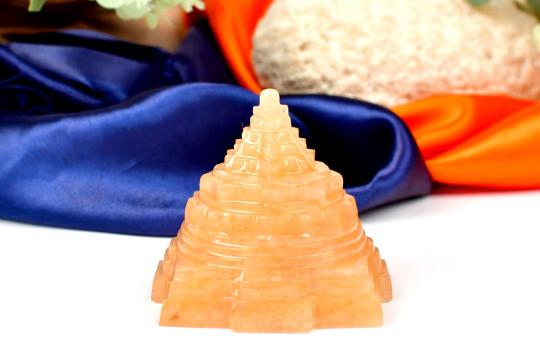 Yellow Jade Shree Yantra - 228 gms