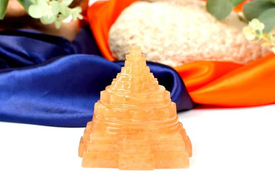 Yellow Jade Shree Yantra - 256 gms