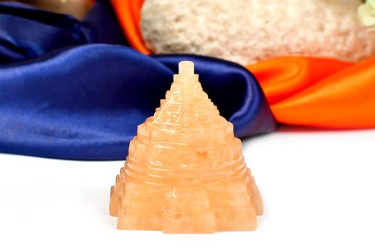 Yellow Jade Shree Yantra - 155 gms