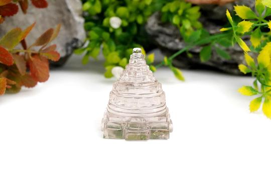 Natural Smoky Quartz Shree Yantra - 74 gms