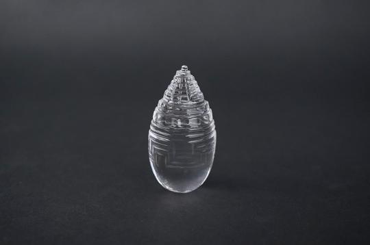 Sphatik Shree Yantra with Lingam - 47 gms