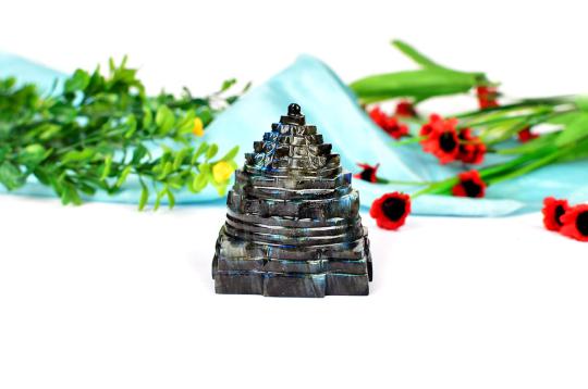 Labradorite Shree Yantra - 328 gms