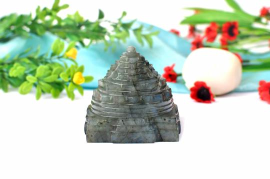 Labradorite Shree Yantra - 253 gms