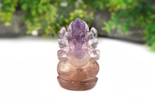 Ganesha in Multi Fluorite - 211 gms