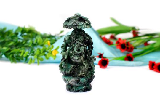 Emerald Ganesha - 964 Carats