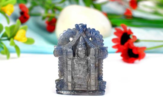 Tirumalai Balaji in Blue  Sapphire - 103.70 Carats