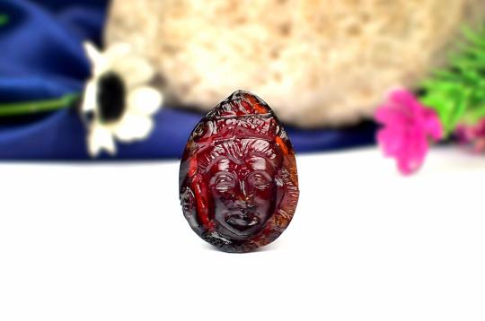 Shiva in Gomed - 49.30 carats