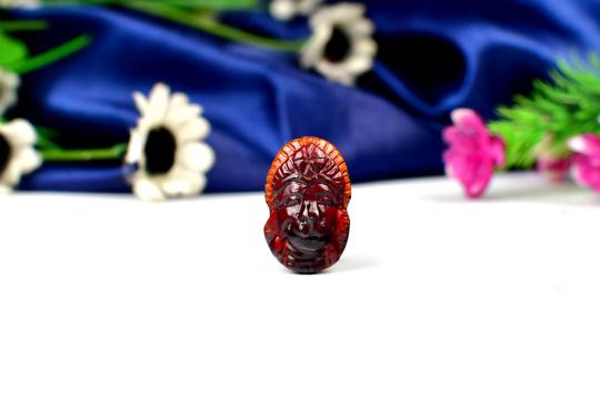 Hanuman in Gomed - 18.15 Carats