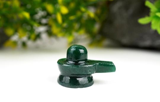 Green Jade Shivlinga - 20 gms