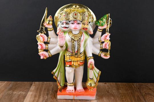 Panchmukhi Hanuman Idol in Marble