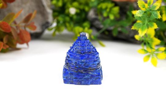 Lapis Lazuli Shree Yantra - 94 gms - I