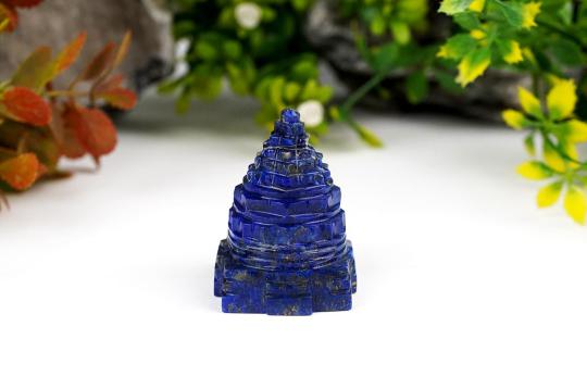 Lapis Lazuli Shree Yantra - 94 gms - II