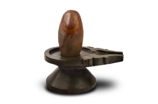 Laghuindriya Narmada Lingam - 6.5 inches