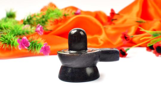 Blue Jade Shivling - 153 gms