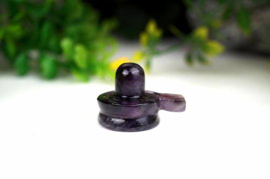 Shivlinga in Amethyst - 14 gms