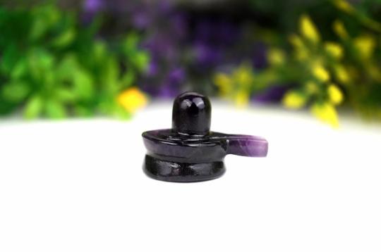 Shivlinga in Amethyst - 14 gms - I