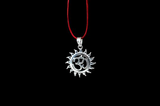 Om Locket in Pure Silver - XXI