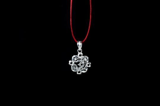 Om Locket in Pure Silver - XV