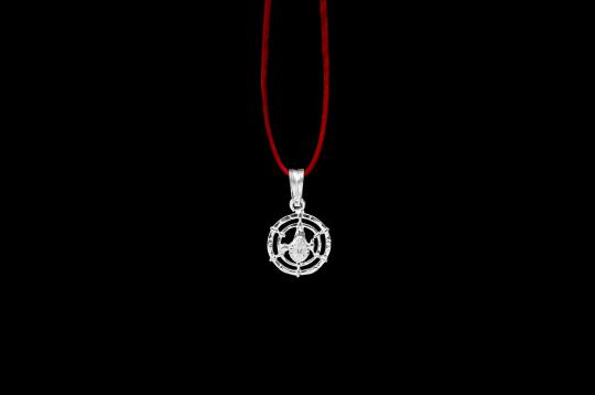 Tirupati Balaji Locket in Pure Silver - XIIII