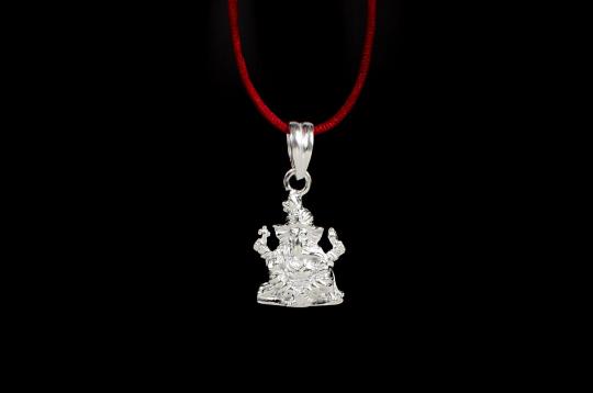 Ganesha Locket in Pure Silver - I