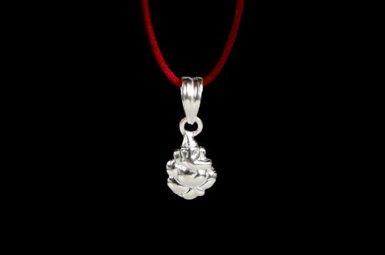 Ganesha Locket in Pure Silver - XIII