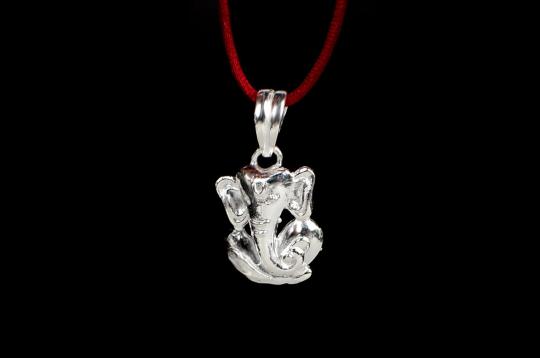 Ganesha Locket in Pure Silver - XXI