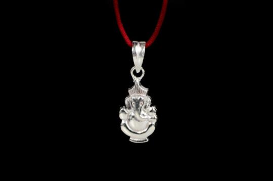 Ganesha Locket in Pure Silver - XXII