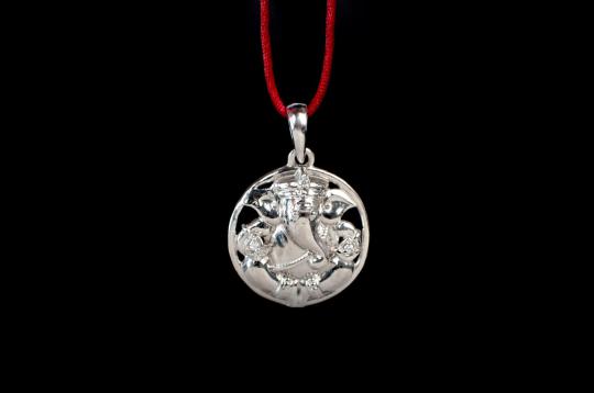 Ganesha Locket in Pure Silver - XXV