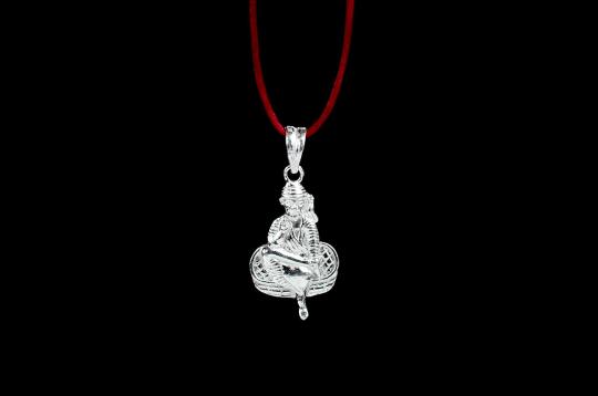 Saibaba Locket in Pure Silver - V