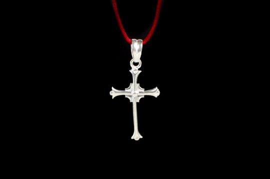 Jesus Cross Locket in pure silver - XI