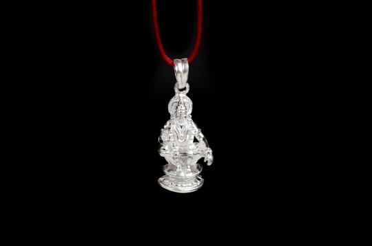 Ayyappa Locket in Pure Silver