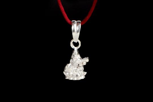 Saraswati Locket in Pure Silver - IV