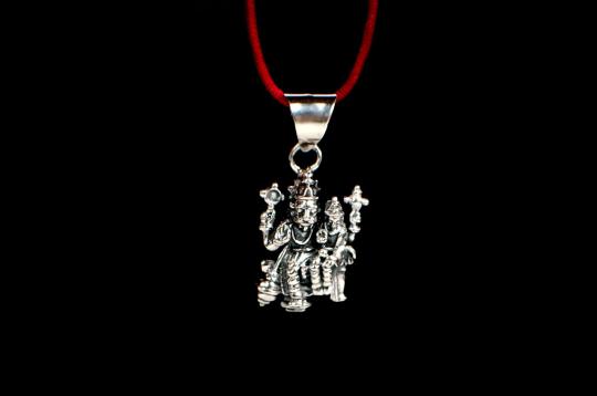 Lord Narasimha Locket in Pure Silver - I
