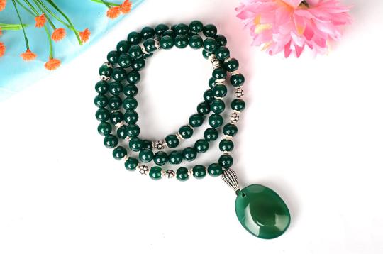 Green Onyx Mala