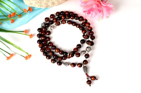 Red Tiger Eye Mala