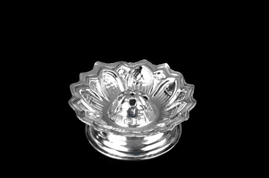Flower Incense Stand in Pure Silver - I