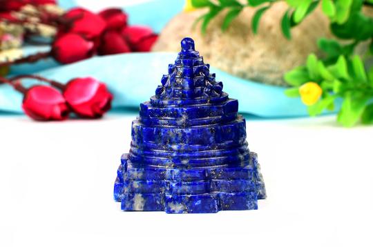 Lapis Lazuli Shree Yantra - 125 gms