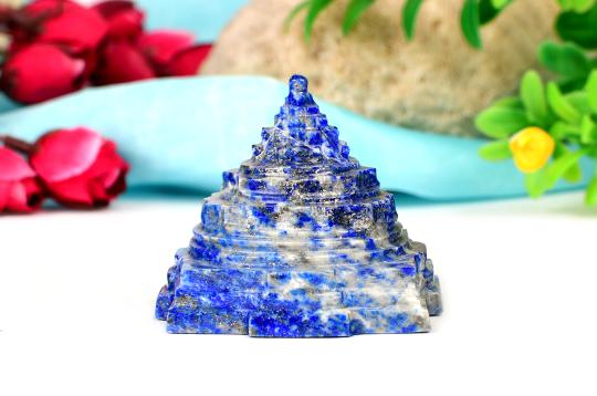 Lapis Lazuli Shree Yantra - 95 gms