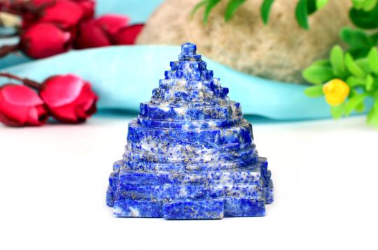 Lapis Lazuli Shree Yantra - 104 gms