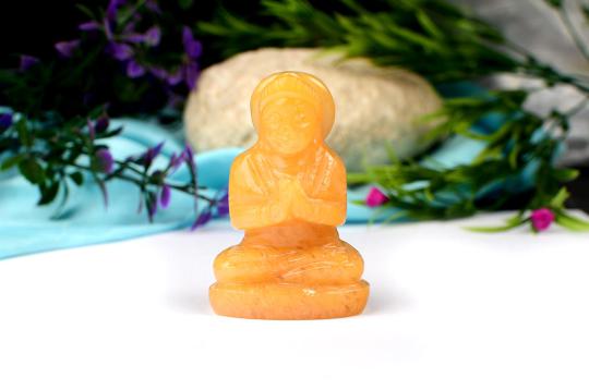Parvati Idol in Yellow Jade
